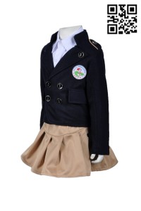 SU180 訂做女裝幼兒園制服 訂購團體學校制服中心 訂做套裝校服供應商HK
